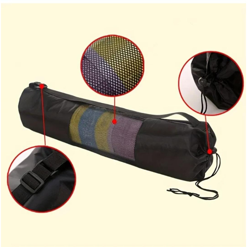 BOLSA DE TRANSPORTE PARA TAPETE YOGA/PILATES RESPIRÁVEL